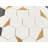 3" x 3" Thassos White and Metal Honeycomb Mosaic Wall Tile