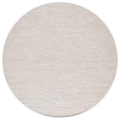 Tapis beige en coton recyclé et viscose Joeziah