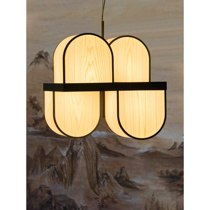 Osca 4 - Light Pendant, Pale Rose, Gold