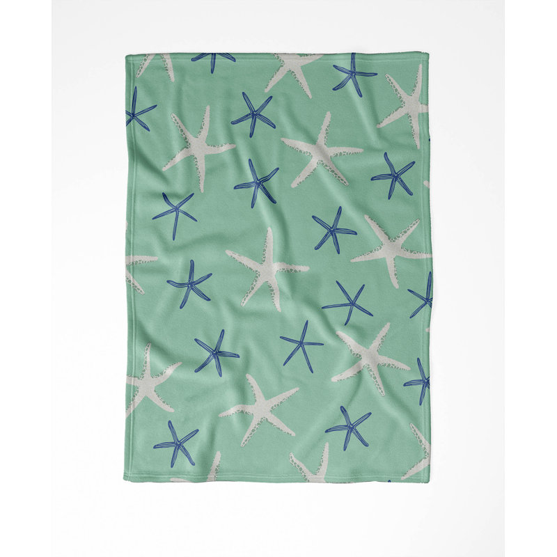 Couverture en velours de polaire Starfish, L 60 po x l 50 po, Comme neuf