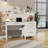Modern Executive Desk with File Drawers, Wood Home Office Desk with Storage Drawers-44343913