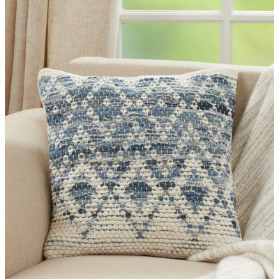 Nautica Collection Geometric Cotton Pillow Cover