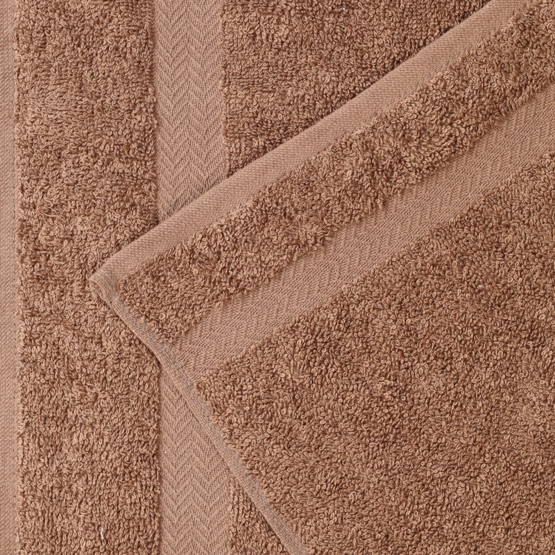  Essuie-mains léger à séchage rapide 100% coton Franklin, Café au lait, 24 Pieces Towel Set