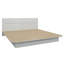 Zen Alpha Bedroom - Platform Bed with Headboard and Nightstands (2) – Easy Assembly, No Box Spring Required-1628926805-1628926806