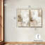 Creamy Layers Collection Canvas Print Gold Boho Wall Decor Set by Art Remedy, Black Frame, 10 x 15-494565325-494565327