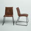Chaise d'appoint rembourrée en similicuir Tarin-1315719324