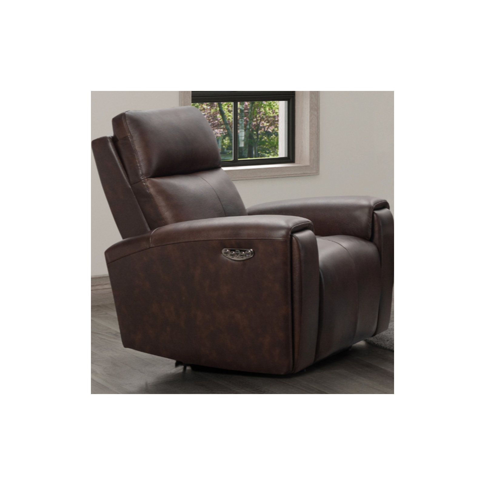 Shippenville Genuine Leather Power Recliner