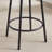 Round bar stool set with shelf, upholstered stool with backrest-881475871-881475864