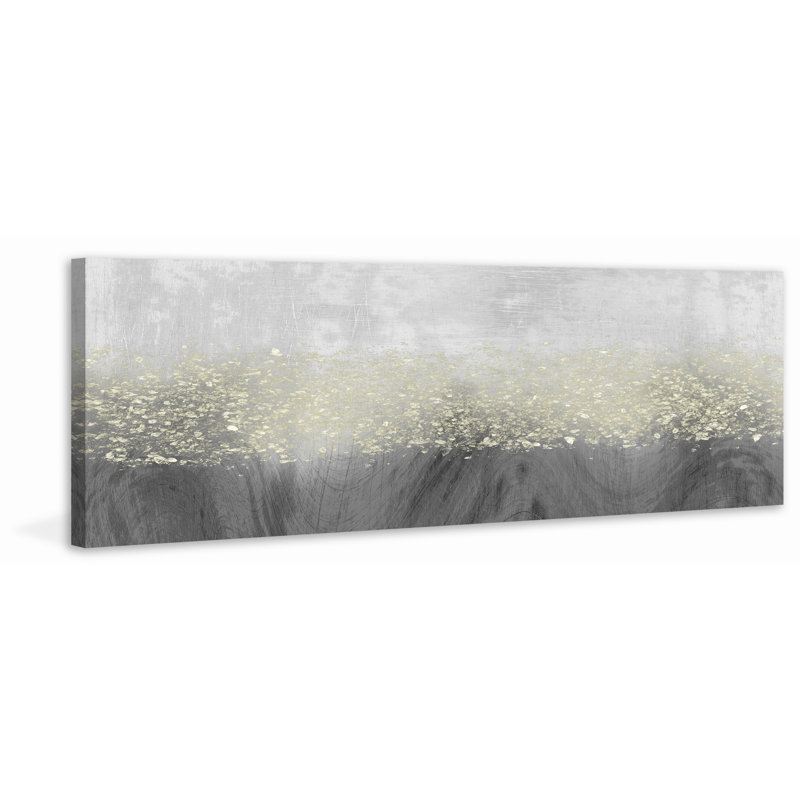 Glitter Swirl III - reproduction d'art sur toile tendue, H 5 po x l 15 po x p 0,1 po