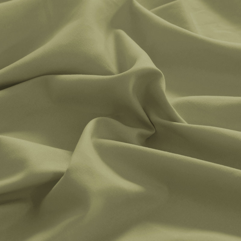 Soft Microfiber Single Flat Sheet - Basics by Wayfair™, Queen Flat Sheet, Sage