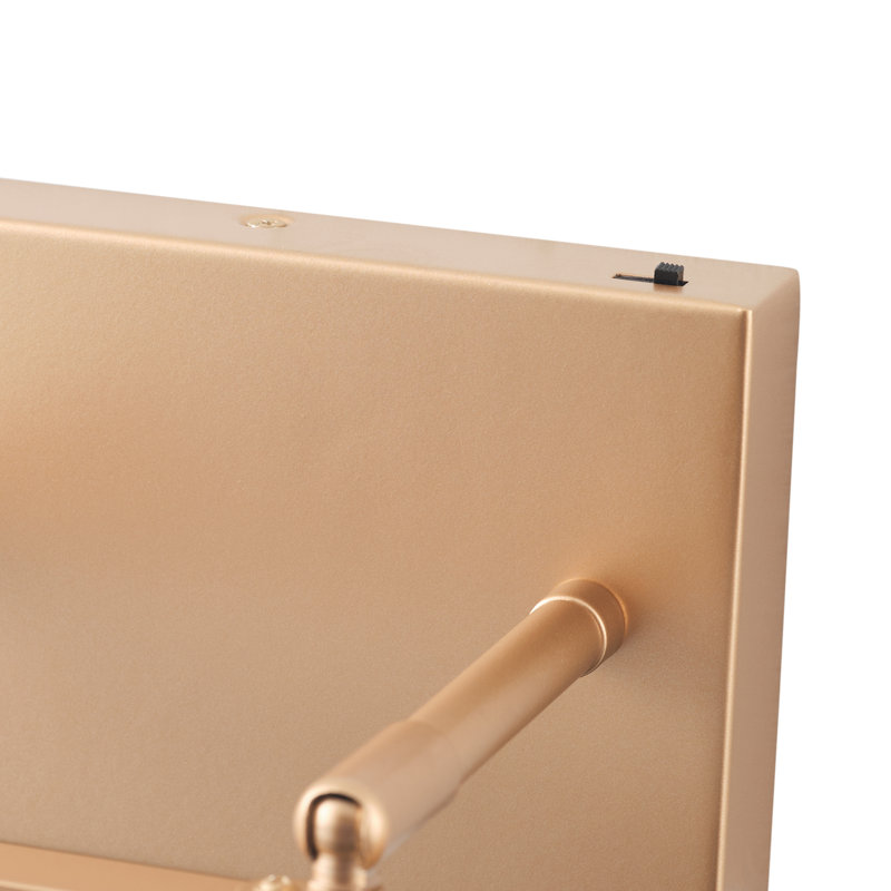 1-lamp gold LED dimmable wall light, Gold