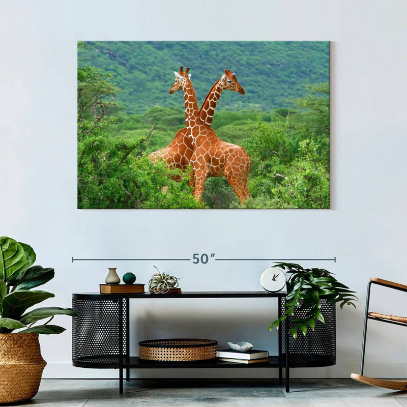 Crowle Giraffe Love, H 32 po x l 48 po