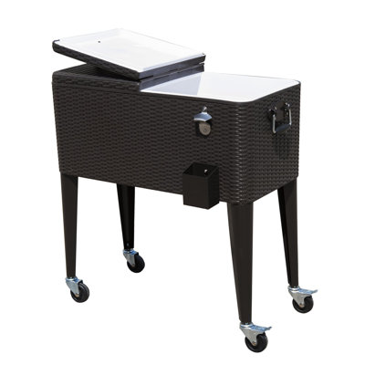 Glacière à roulettes portative 80 qt.