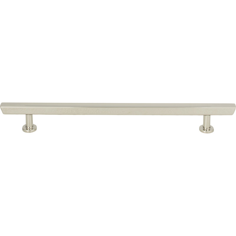 Polished Nickel 9 7/8" Modern Bar Pull with Mounting Hardware