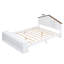 Lit plateforme taille avec lumières DEL et rangement,