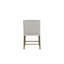Tabouret de comptoir rembourré - amande (ensemble de 2)-717109637
