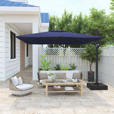 Parasol de patio en porte-à-faux 11 pi (sans base de parasol)