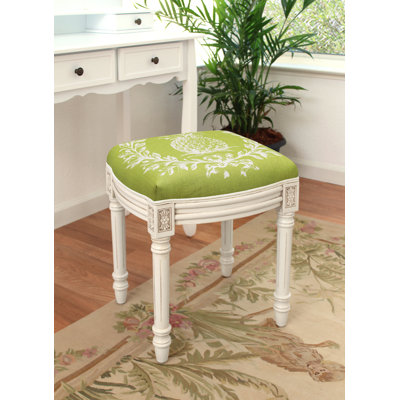 Pineapple Solid Wood Accent Stool