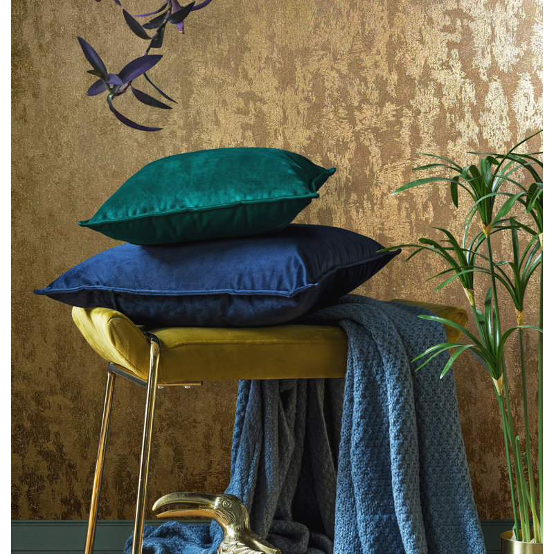 Textures Collection Structure Texture Sheen Finish Wallpaper Roll, Gold