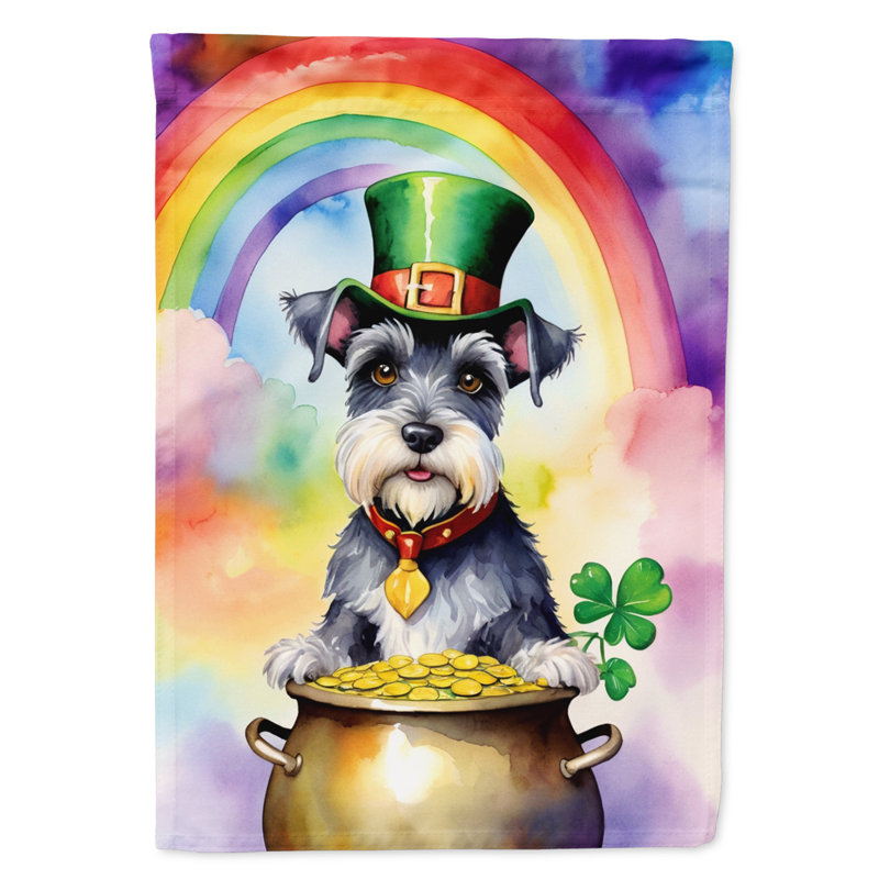 Schnauzer drapeau de la Saint-Patrick