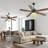 52 Inch Ceiling Fans With Lights And Remote, Reversible, Noiseless, 3 Wind Speeds, Ceiling Fan For Bedroom Living Room, Indoor/outdoor Use-309583703-309583700