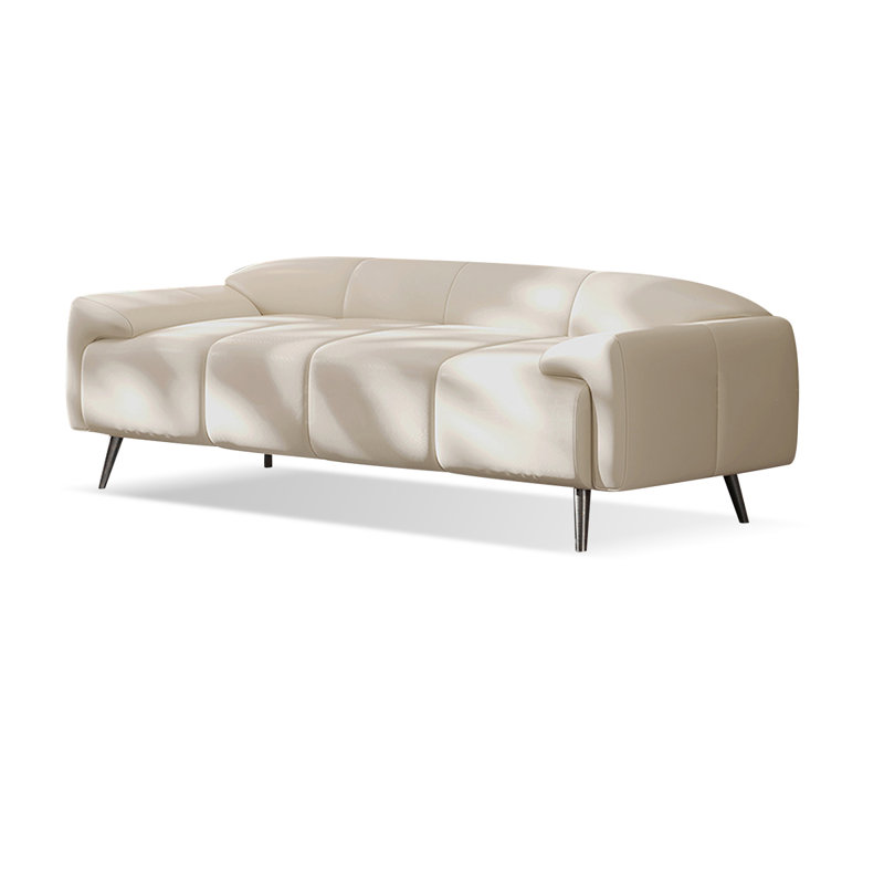 Banc avec revêtement, H 25,59 po x l 78,74 po x P 19,69 po, Beige