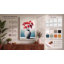 Maple Leaves In White Vase Botanical - Print-136736100-136736102