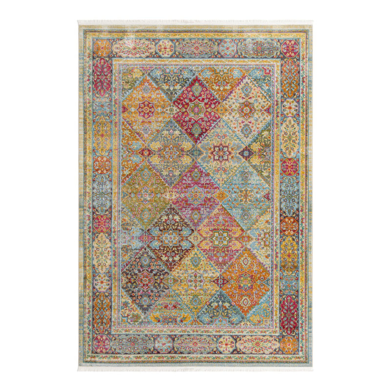Folmar Geometric Indoor Rug, Rectangle 7' x 10'
