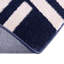 Tapis bleu marine à motif géométrique Cand-715818533