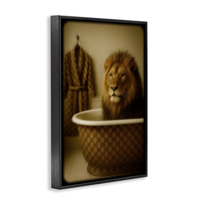 Lion Couture en giclée de baignoire de luxe, design par Grotto Studios