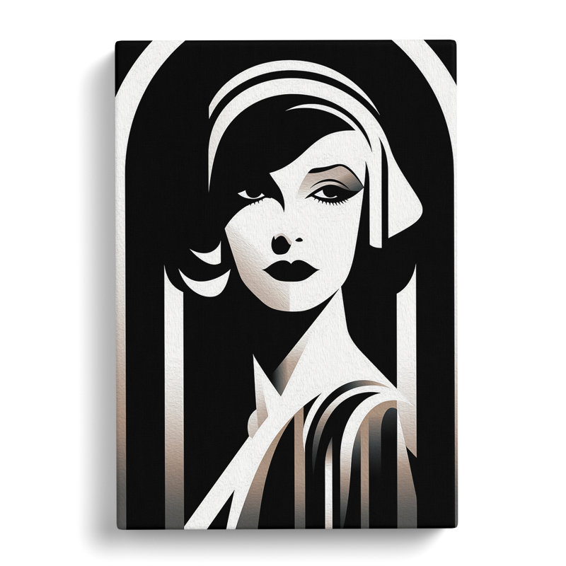 Woman Line - No Frame Print, 60cm H x 40cm W x 3cm D