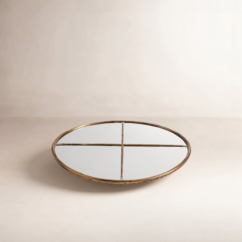 Table basse Evelynn, Laiton, Clair