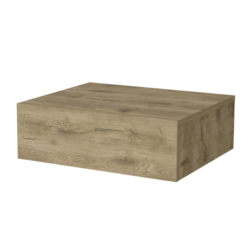 Table de chevet flottante Vienna, conception murale élégante avec rangement de tiroir spacieux, Beige