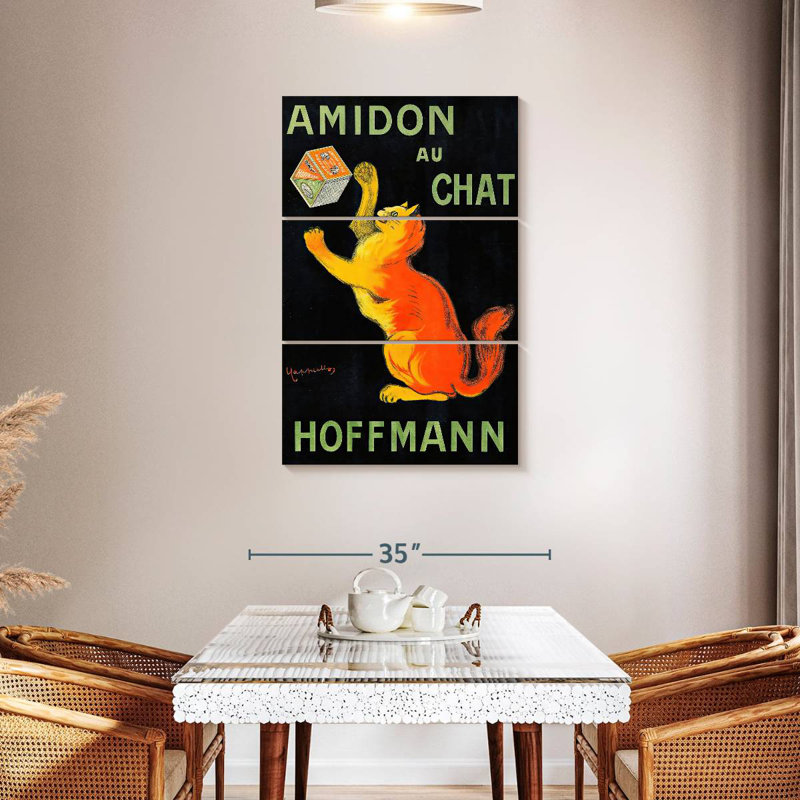 Brampt Amidon Au Chat, 45" H x 28" W