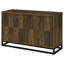 Armoire décorative en bois d'ingénierie à 4 portes Thurston
