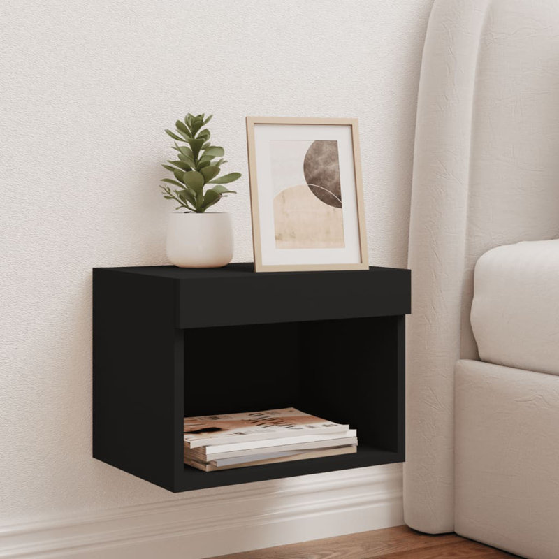 Barnim Unfinished with Fireplace Included, Black