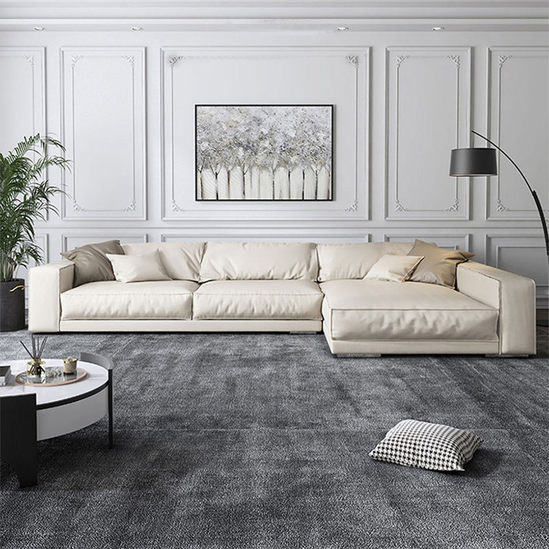 Upholstered L-Shaped Sectional, 30.71"H*118.11"L*61.02"W, Right