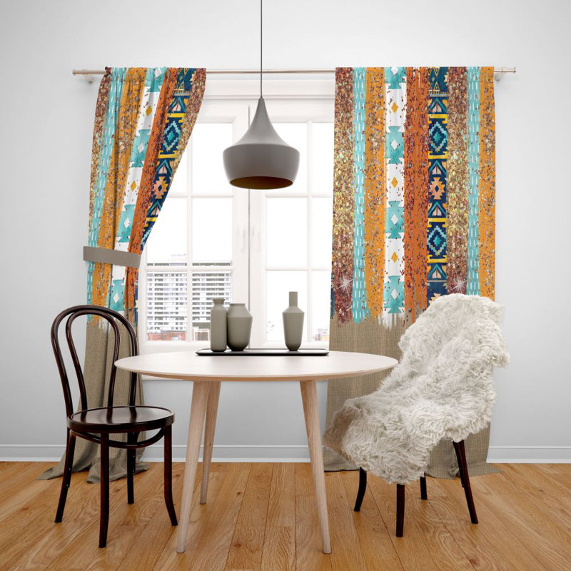 Westendorf Semi Sheer Curtain Pair, 40" W x 82" L