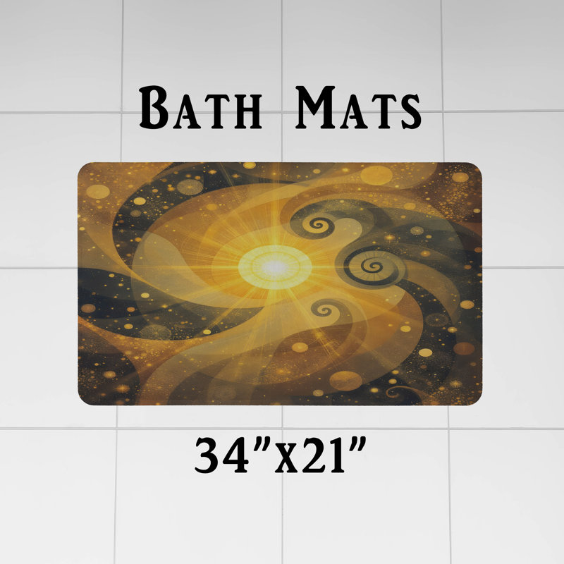 Rideau de douche avec tapis de bain, H 70 po x l 72 po