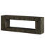 Table basse 63 po, console d'entrée en bois