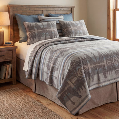 Couvre-lit super grand Woodota River Dakota Bismarck - 96 x 98