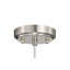 Luminaire suspendu moderne 1 lumière Cassand avec abat-jour en verre conique transparent-1202397195