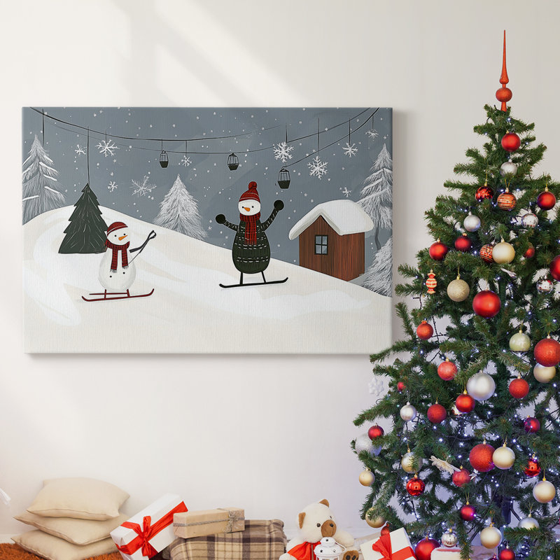 Christmas Holiday Arts - Toile tendue avec châssis, H 32 po x l 48 po
