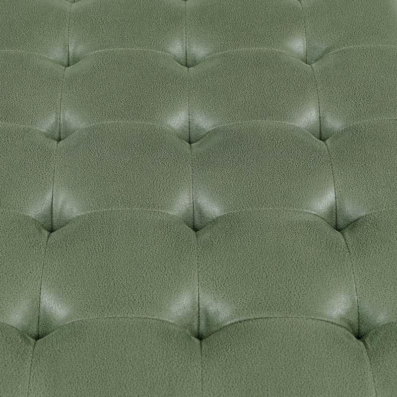 Table basse avec rangement et tablette Sepviva, Vert
