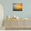 «Bird over Sunlit Pond», art mural par D. Rust-1119981546