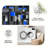 1PC Geometric Abstract Black Blue Silver 3D Block Modern area rugs for Living Room, Soft and Comfortable, Suitable for all seasons, easy-to-maintain, machine washable Indoor floor mat, Under Table Farmhouse suitable for dining table area, bedroom-1926177448