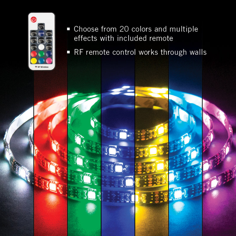 Ensemble de bande lumineuse à DEL multicolore RibbonFlex Home