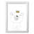 White Grain Frame