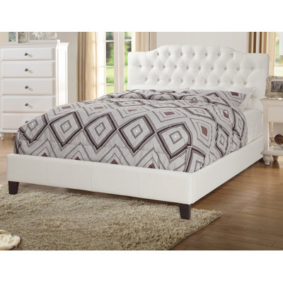 Mobilier de chambre à coucher capitonné en similicuir