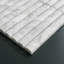 Stacked 3" x 1" Marble Linear Mosaic Wall & Floor Tile-1240184605